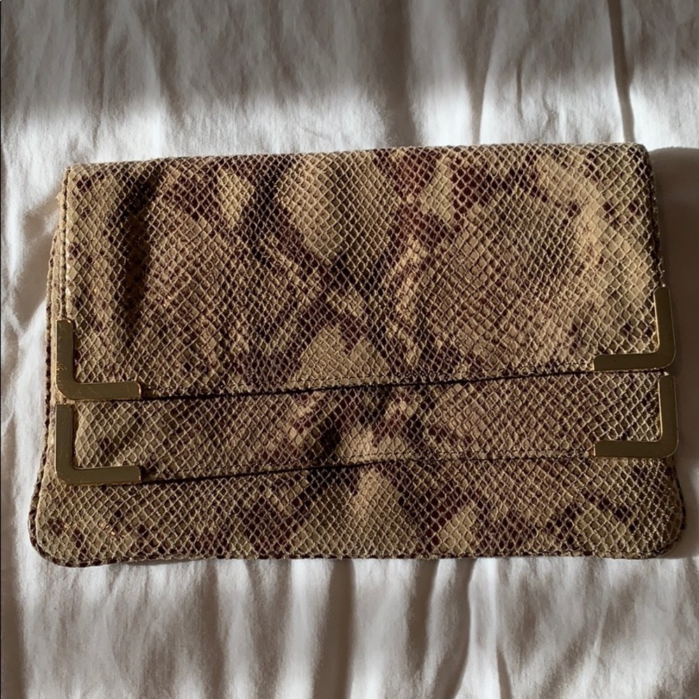 Snakeskin Michael Kors Clutch
